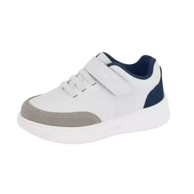 Molekinho Παιδικά Sneakers με Σκρατς White Blue 2