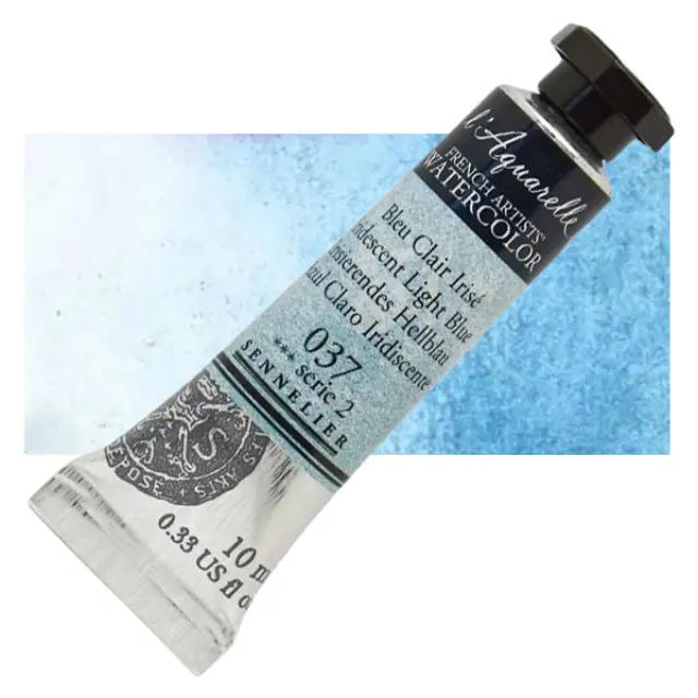 Χρώμα Ακουαρέλας Sennelier l Aquarelle Σωληνάριο 10ml - 037 Iridescent Light Blue