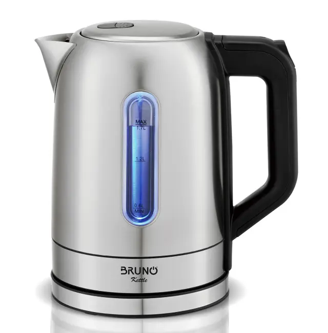 BRUNO βραστήρας νερού BRN-0213, ανοξείδωτος, 1.7L, 2200W, inox