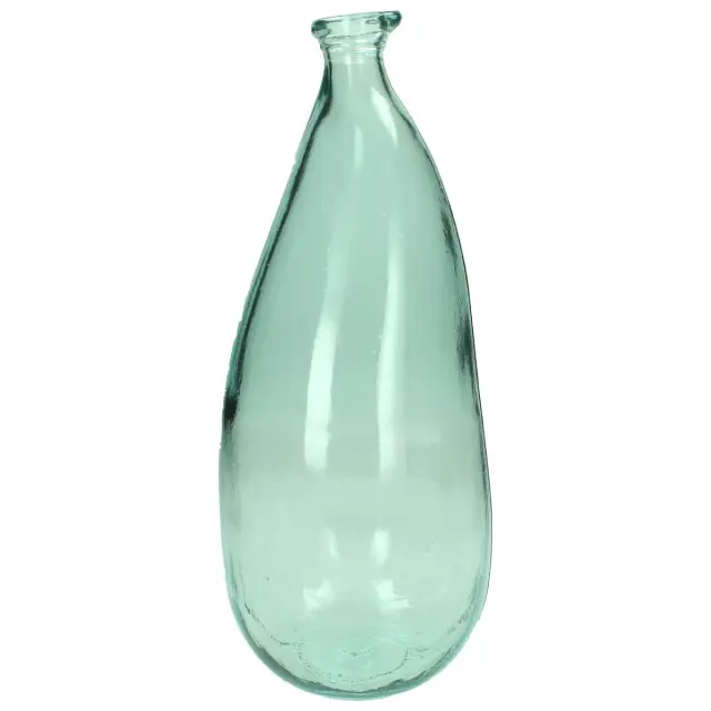 Βάζο Διάφανο Ανακυκλωμένο Γυαλί 21x21x36cm