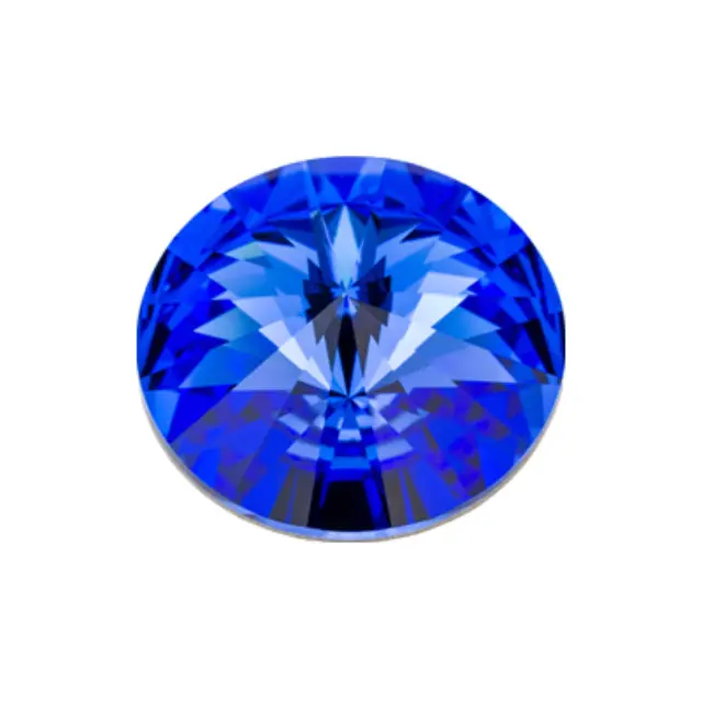 Swarovski 1122 Rivoli Sapphire Ø18mm - 2τεμ