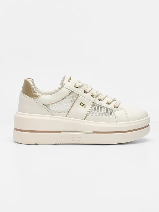 Donna Serena Sneakers Γυναικείο Δέρμα/Άλλα Υλικά Άσπρο DSE/185974 BIANCO 3