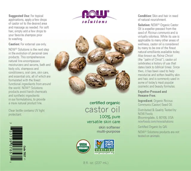 Now Foods Castor Oil, Organic 2