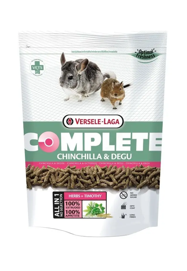 Versele Laga Complete Chinchilla & Degu Χόρτα για Τσιντσιλά / Ντέγκου με Βότανα 500gr 2