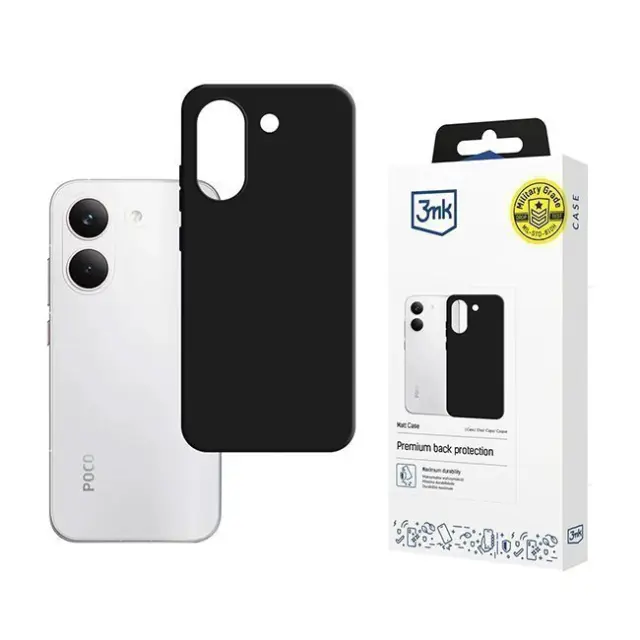 3mk Θήκη Κινητού POCO X8 ProMatt Case Black