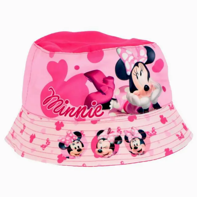 Disney Minnie Mimicry Παιδικό Καπέλο Bucket Υφασμάτινο Ροζ