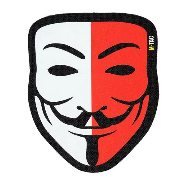 M-Tac Patch Anonymous Poland-Σήμα Anonymous Poland - 07-RED-Κόκκινο