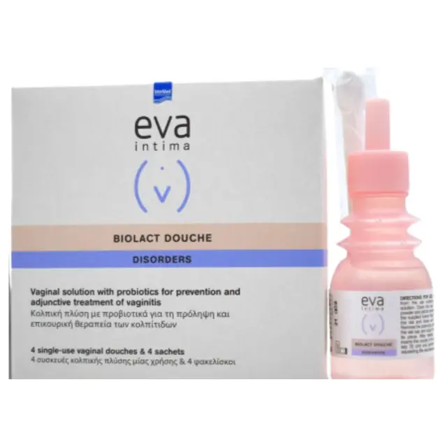 Intermed Eva Intima Biolact Douche Disorders 4τμχ