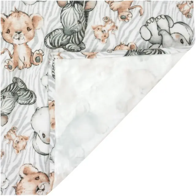 Σελτεδάκι - Πάνα Flannel με Μεμβράνη 75x50cm Sweeties of Savanna 5904506816057 3