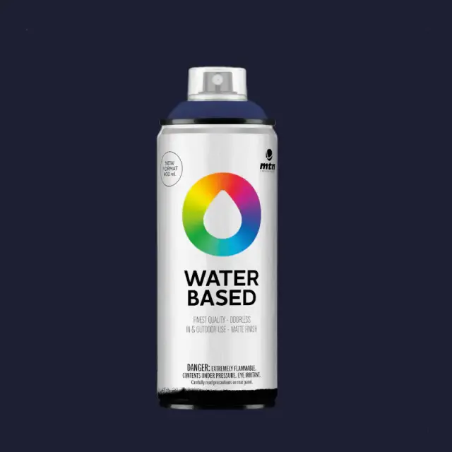 MTN Waterbased Spray Paint 400ml WB4 RV-328 Abyss Blue