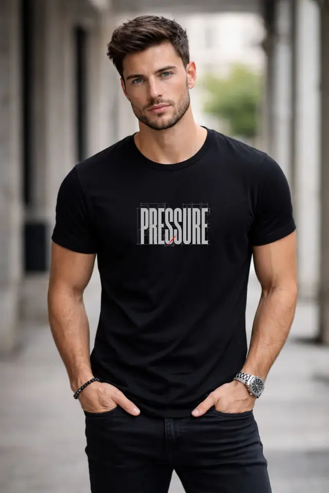 T-shirt Noshame® Μαύρο με τύπωμα - 3026017 - XXL