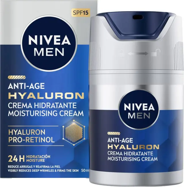 Nivea Men Active Age Hyaluron Κρέμα Προσώπου Κατά Των Ρυτίδων 50ml