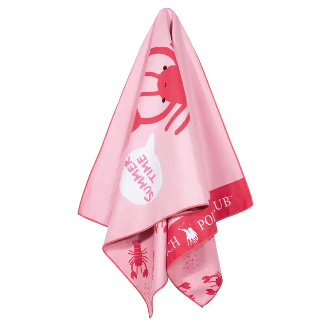 Πετσέτα Θαλάσσης 70x140 280gsm Greenwich Polo Club 4040 Pink 100% Microfiber 2
