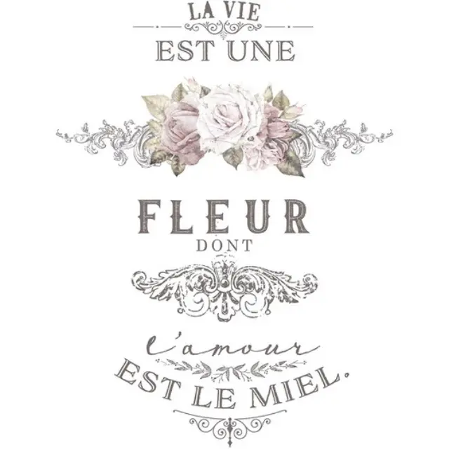 Χαρτί Decor Transfer Prima Re-Design, L'amour Est Le Miel, 68,5x91,5cm