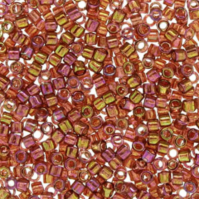 Χάντρα Miyuki Delica 10/0 - DBM0103 - Transparent Luster Raspberry/Gold ~7gr