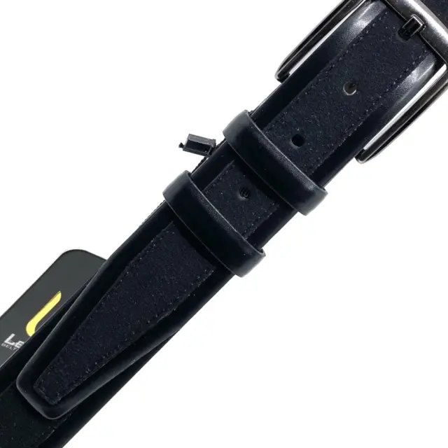 Μαύρη Ζώνη P.U. Leather Τύπου Suede 3,5 cm - 105cm 3