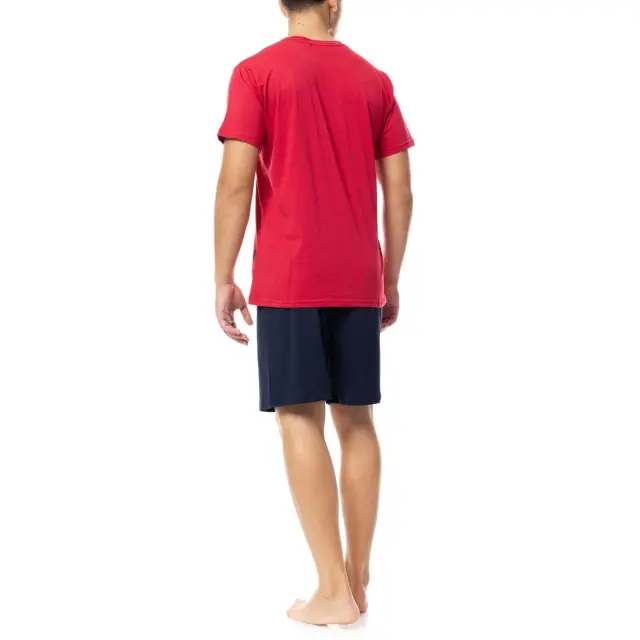 Σετ T-shirt με κοντό παντελόνι SN-M100 NOS Red by Ulisse - M 3