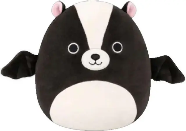 Λούτρινο Squishmallows - Ζωάκια Ψαράκια 19Εκ - Skyler The Skunk Bat, Η Νυχτεριδα, JWSQ8641