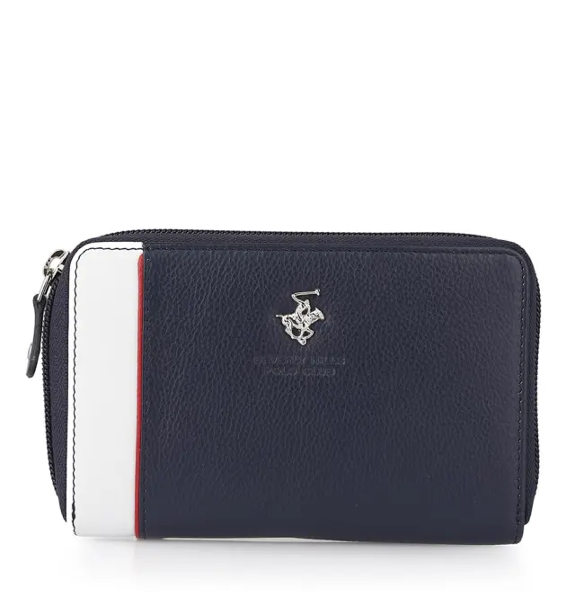 Πορτοφόλι BEVERLY HILLS POLO CLUB BH1573 Μπλε/Λευκό