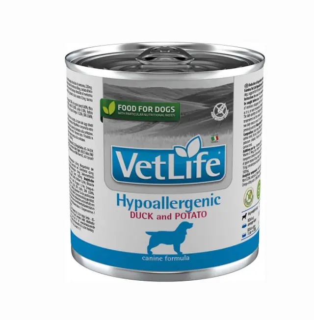 Farmina Vet Life Hypoallergenic Duck & Potato Wet Food Dog 6 τεμάχια X 300GR