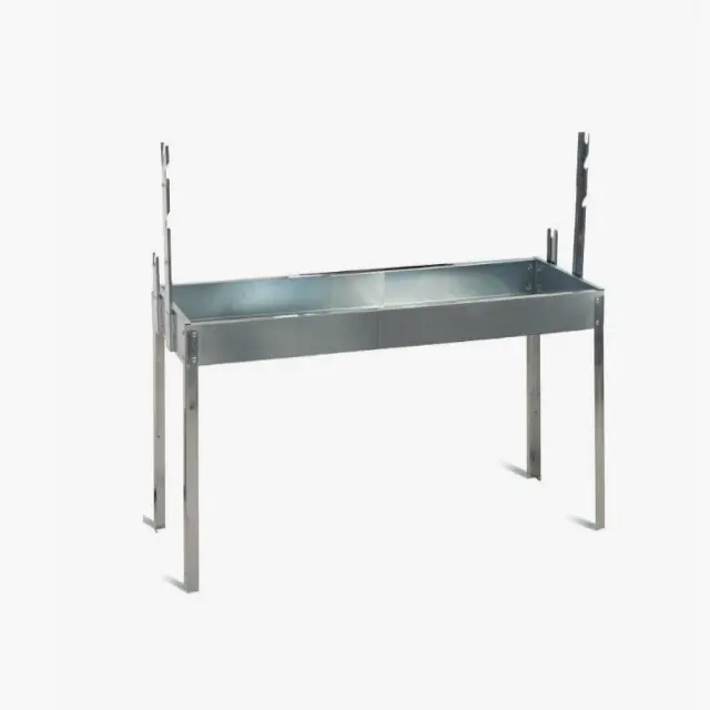Bonne Metal Grills-Grill Pan(expandable)Ψησταριά Κάρβουνου για Αρνί-Σκάφη Συρταρωτή 140x50cm / E-0204