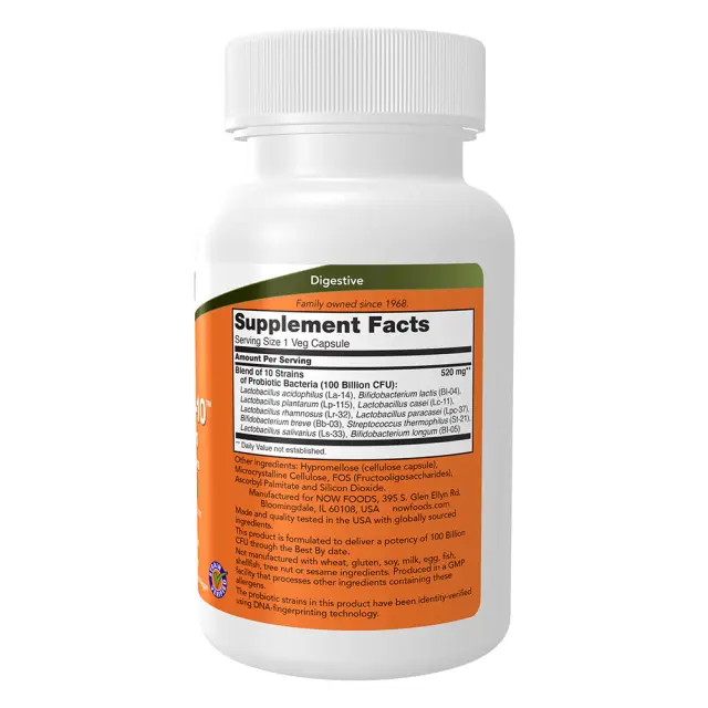 Now Foods Probiotic-10 100 Billion 60 Veg Capsules 2