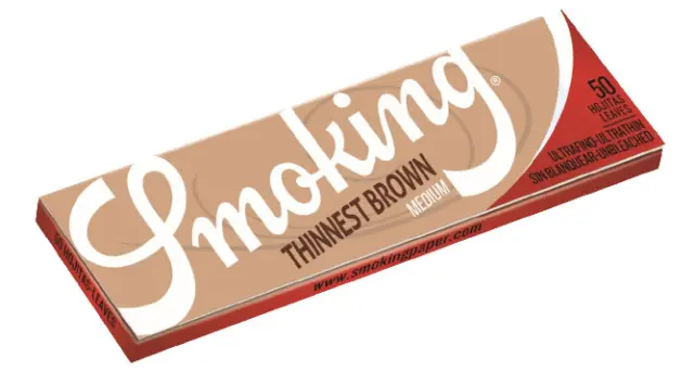 Smoking Χαρτάκια - Thinnest Brown - Ακατέργαστο - 1¼ 50φ.
