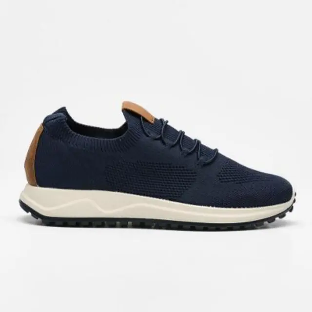 Imac Sneakers Ανδρικό ύφασμα/δέρμα Nubuck Μπλέ IMA/752690 BLUE