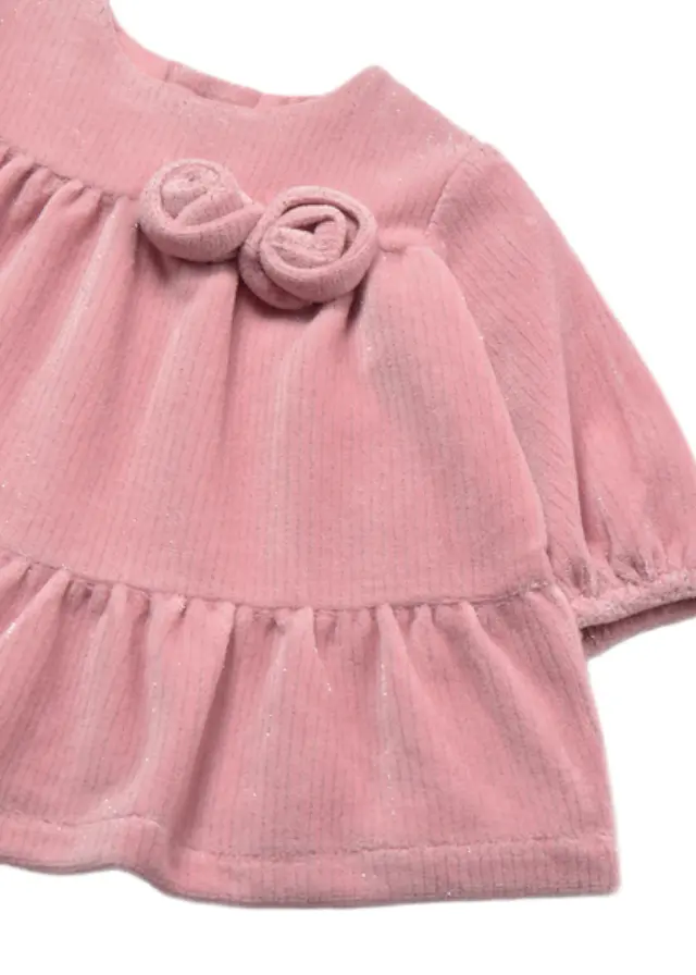 Mayoral Newborn βρεφικό κοτλέ φόρεμα για κοριτσάκι 16-02822-2 2