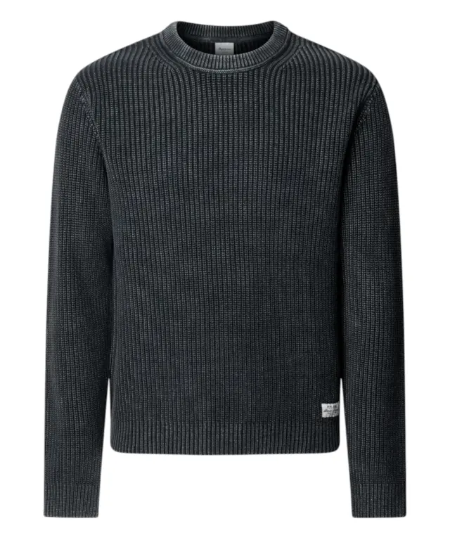 Pepe Jeans - Ανδρικό Πουλόβερ Dorian Regular Fit PM7000093-999 Μαύρο