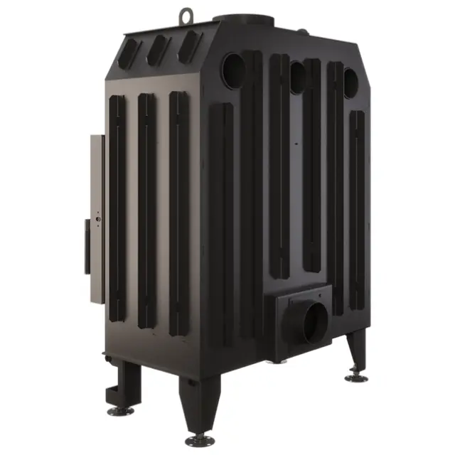 Ενεργειακό Τζάκι Ξύλου 17.0kW Energy 80х50 ECO - Saven Χρώμα κεραμικής επένδυσης Λευκό 3
