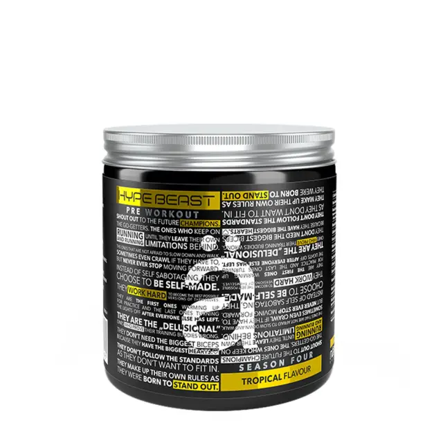 Nanosupps Hype Beast Preworkout Booster Tropical, 320 g