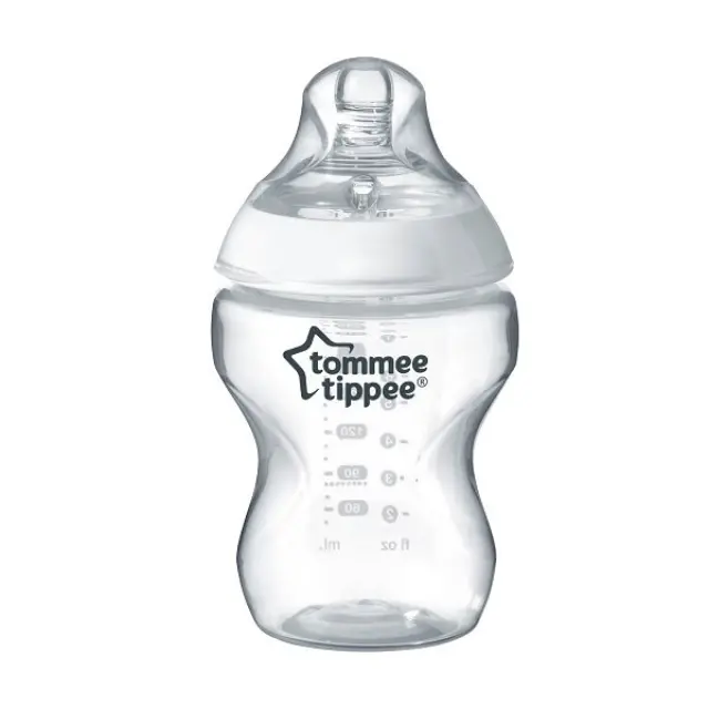 Tommee Tippee Πλαστικό Μπιμπερό Closer to Nature μικρής ροής 260ml 0m+ 2