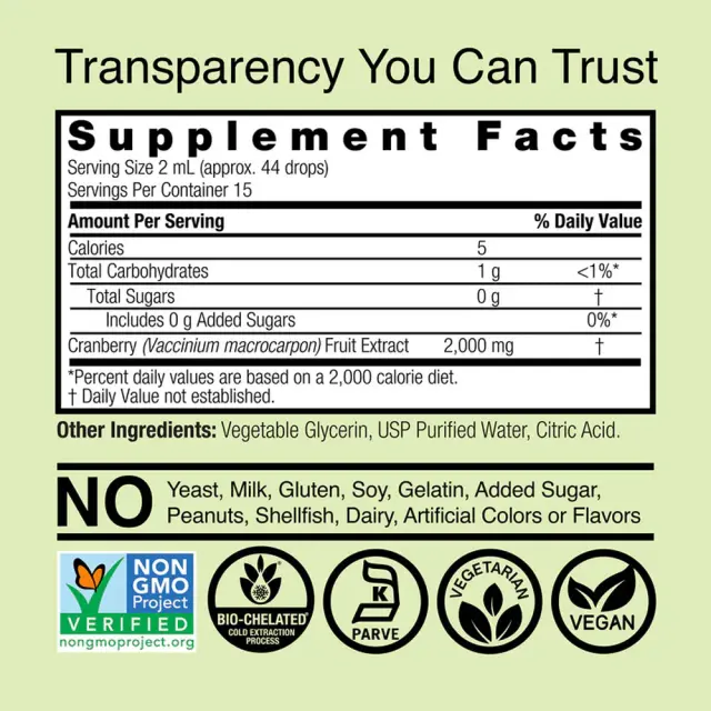 Nature's Answer Cranberry Extract 2