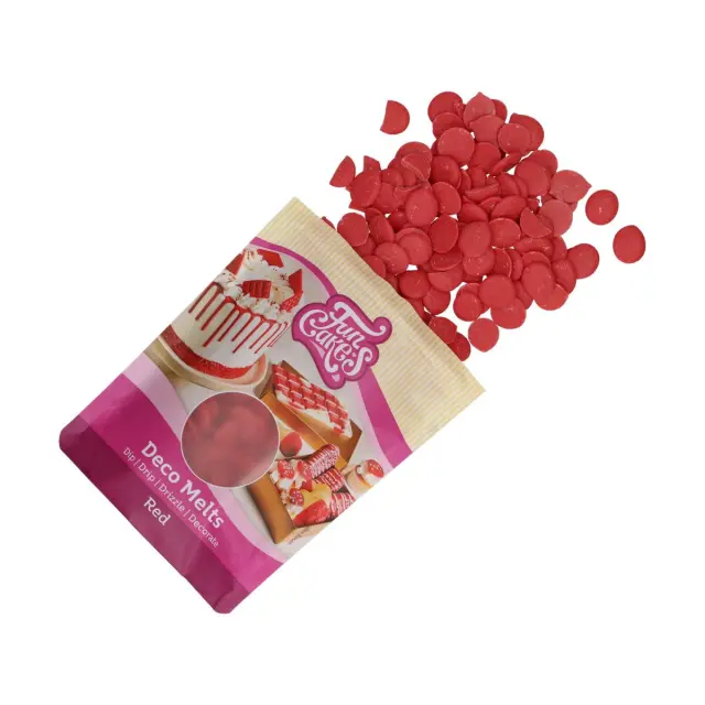 FunCakes Deco Melts - Κόκκινο - 250γρ. 2