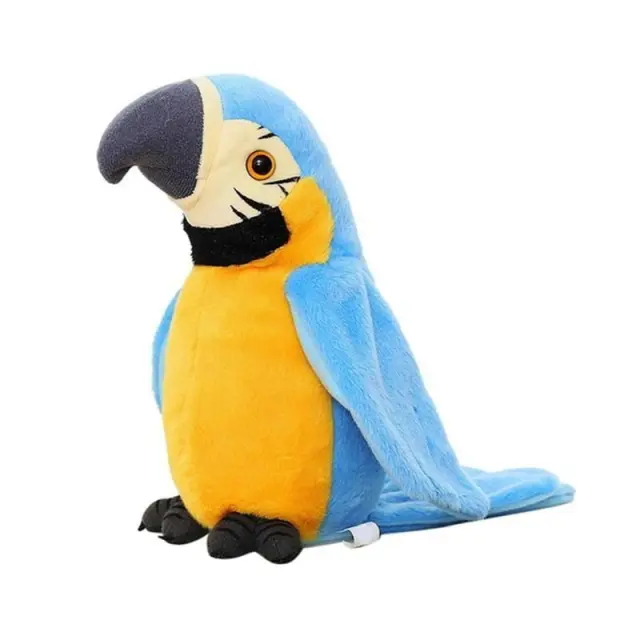 Λούτρινος Παπαγάλος Plush Parrot που Μιλάει Μιμείται και Κουνάει τα Φτερά - Parrot 0256008 2