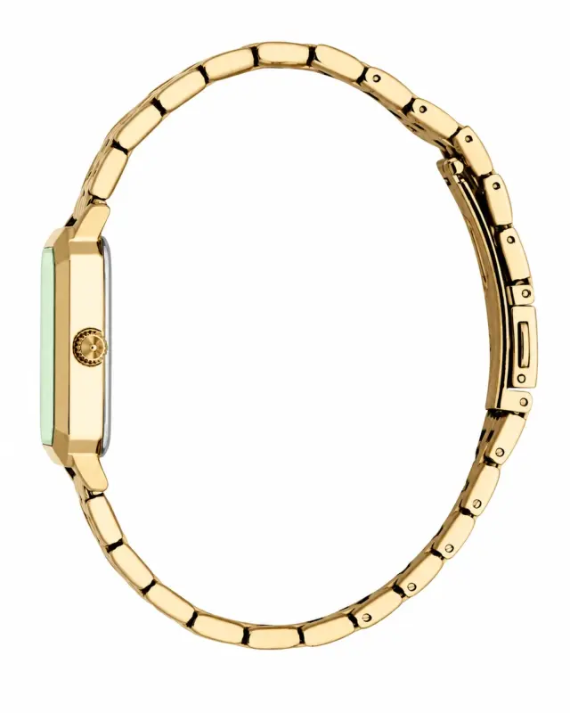 Just Cavalli Zefiro JC1L380M0075 Γυναικείο Ρολόι Χρυσό με Πράσινο Καντράν - One Size 2