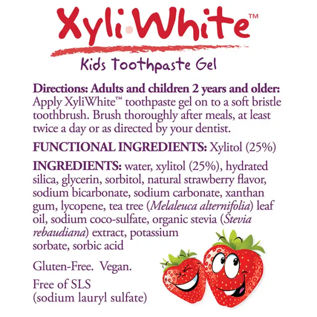 Now Foods XyliWhite Bubblegum Splash Toothpaste Gel for Kids Strawberry, 85 g 2