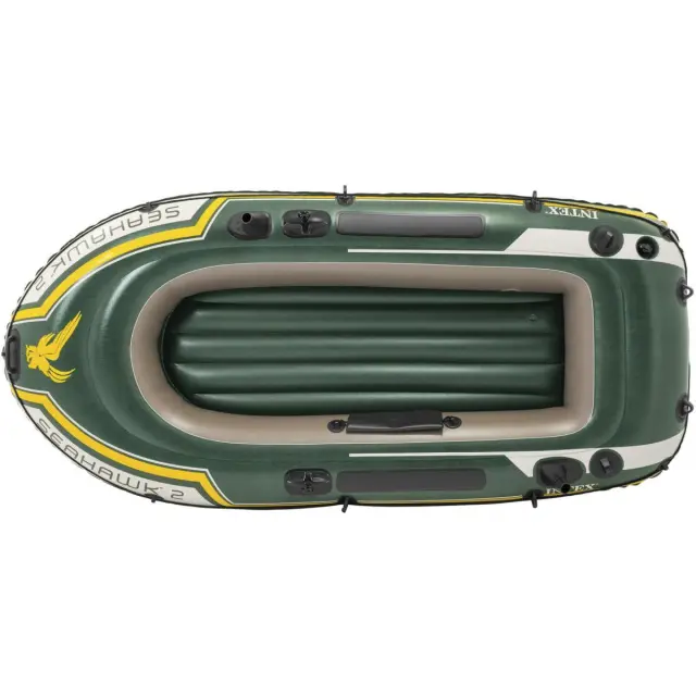 Intex Βάρκα 2 Ατόμων Seahawk (68347NP) Πράσινο 2