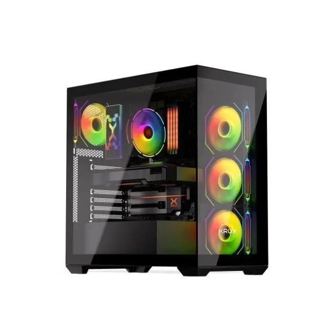 KRUX PC Case Exo ATX Midi Tower Black (KRXD004)