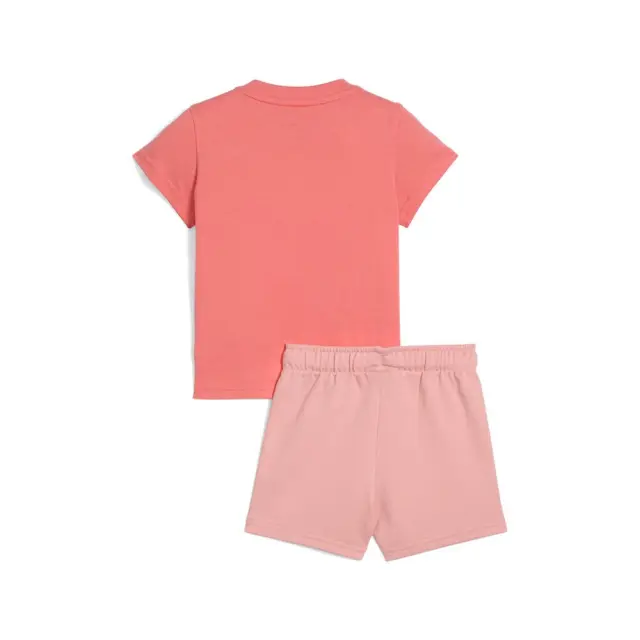 Puma Infant's Minicats Essentials Tee and Shorts Set Κοραλί 686285-24 (Puma) - 98 2