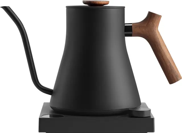 Fellow Βραστήρας Stagg EKG Pro 0.9L 1200W Matte Black With Walnut Handle Premium Edition