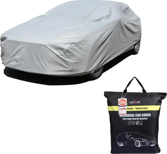 Carsun Κουκούλα Αυτοκινήτου με Τσάντα Μεταφοράς 480x175x120cm Αδιάβροχη Large που Στερεώνεται με Λάστιχο
