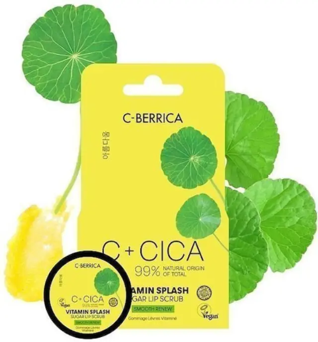 Natura Siberica C+Cica C-Berrica Vitamin Splash Smooth Renew Lip Scrub με Ζάχαρη για Απαλή Απολέπιση, 10ml