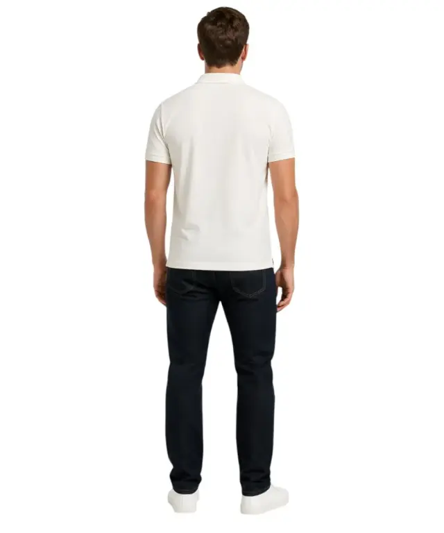 Rifle- Ανδρικό T-shirt Polo RFP249-BIANCO Λευκό 2