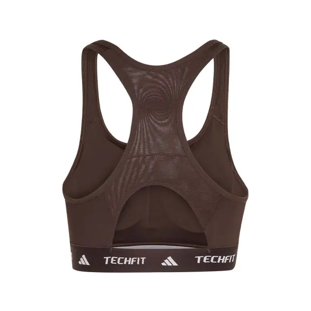 adidas Performance Women's TechFit Medium Support Bra Καφέ KU7285 (adidas Performance) 2