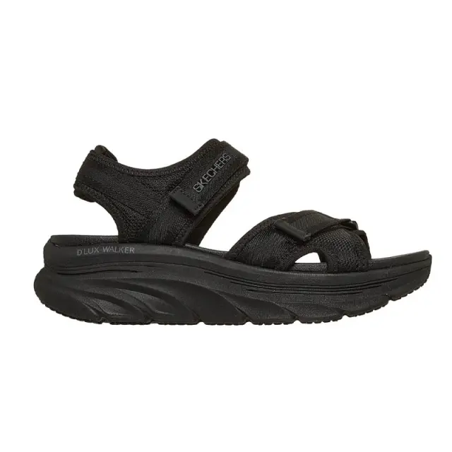Γυναικεία Ανατομικά Πέδιλα Skechers D'lux Walker 163585_BBK Μαύρα Μαύρο - 40