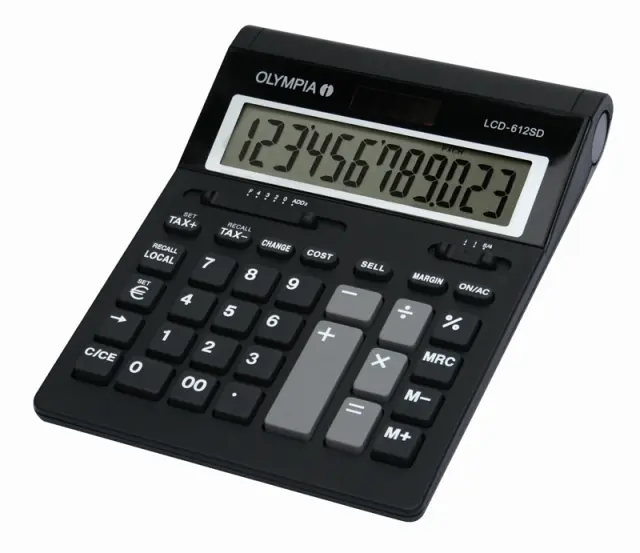 Αριθμομηχανή Γραφειου Olympia Lcd 612sd
