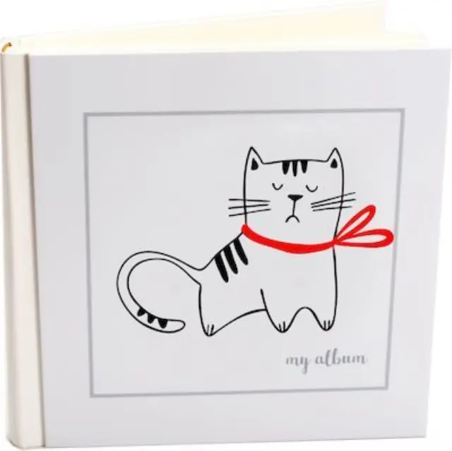 Άλμπουμ my album CAT ριζόχαρτο 35x35cm και κουτί άλμπουμ