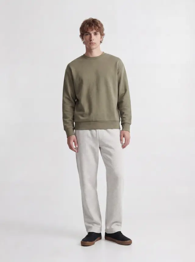 JPSTBILL BARRON SWEAT PANTS NOOS - White Melange 2
